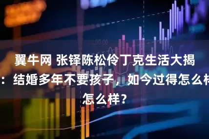 翼牛网 张铎陈松伶丁克生活大揭秘：结婚多年不要孩子，如今过得怎么样？